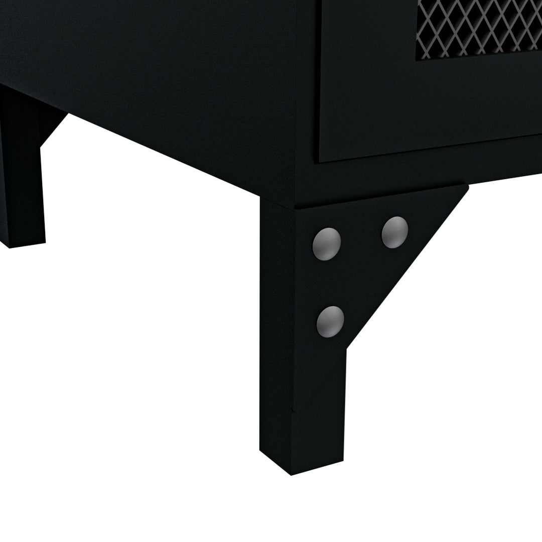 Cómoda Roots Negro Mate