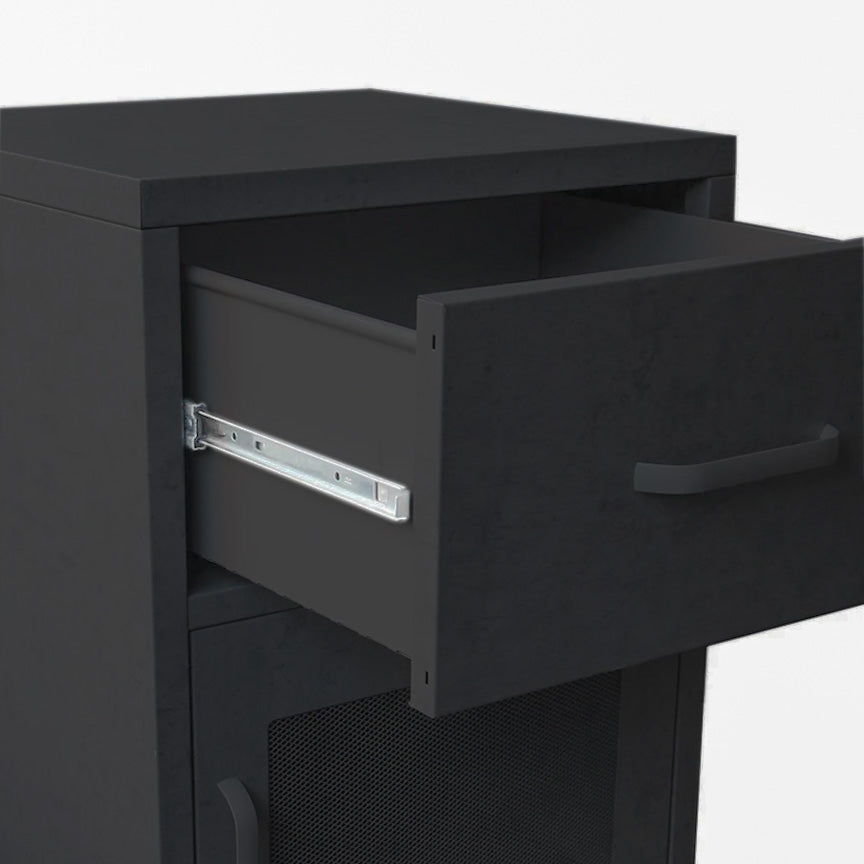 Mesa Lateral Lite Folk Negro mate