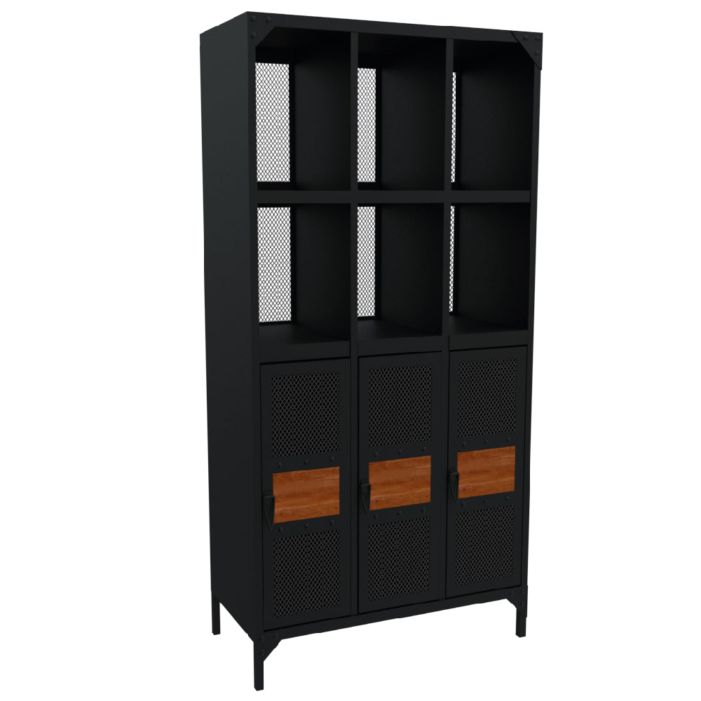 Estante 3C Roots Negro Mate