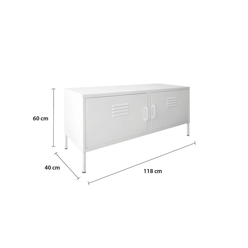 Rack Tv Pop Blanco Mate