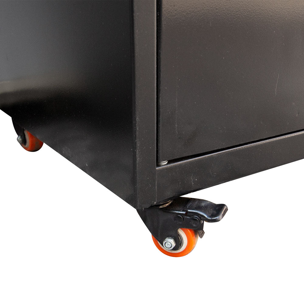 Mesa Parrillera Rock Wood Negro mate