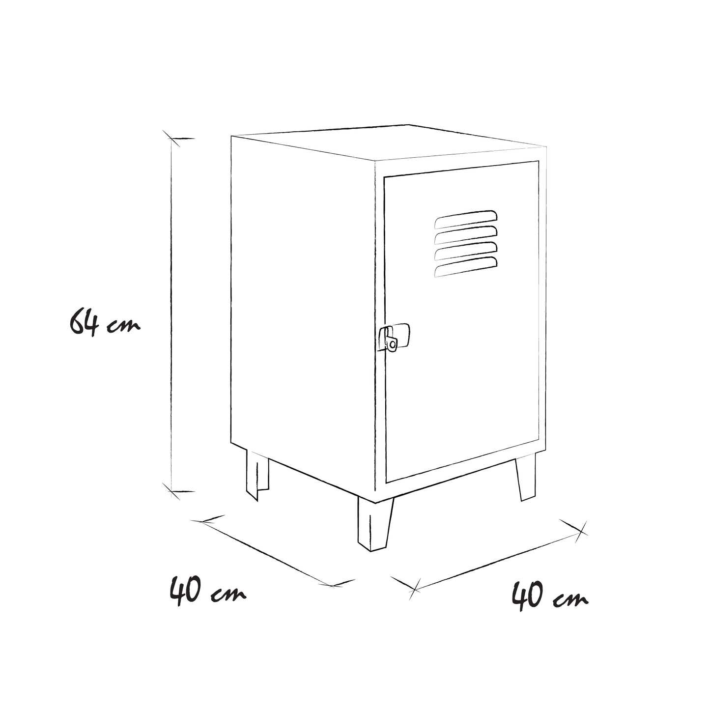 Velador Folk Full Blanco Mate