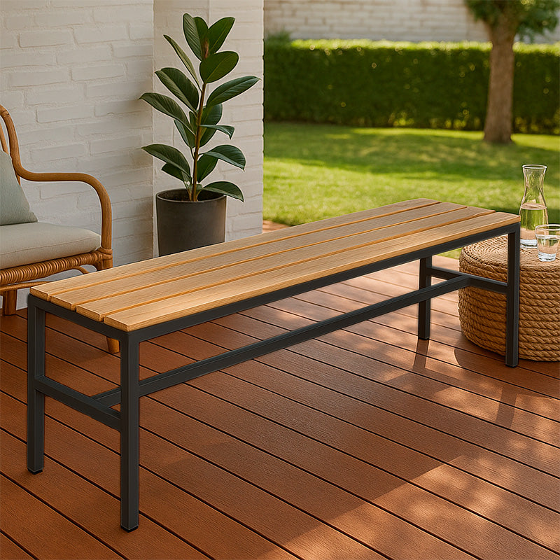 Banca de Madera Simple