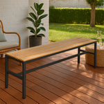 Banca de Madera Simple