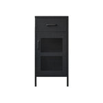 Mesa Lateral Lite Folk Negro mate