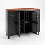 Bar Rock Wood 4C Negro Mate