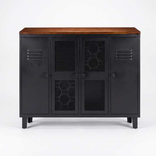 Bar Rock Wood 4C Negro Mate