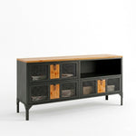 Rack Tv Classic Roots Negro Mate