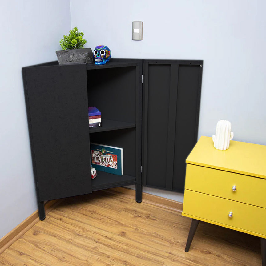 Estante Lite Corner Negro mate