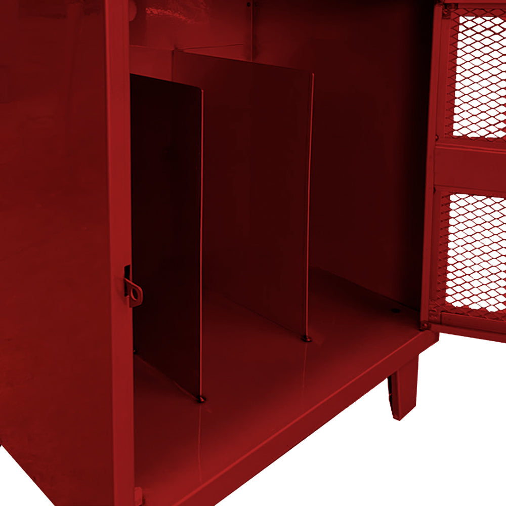 Rack Vinilo Folk Rojo