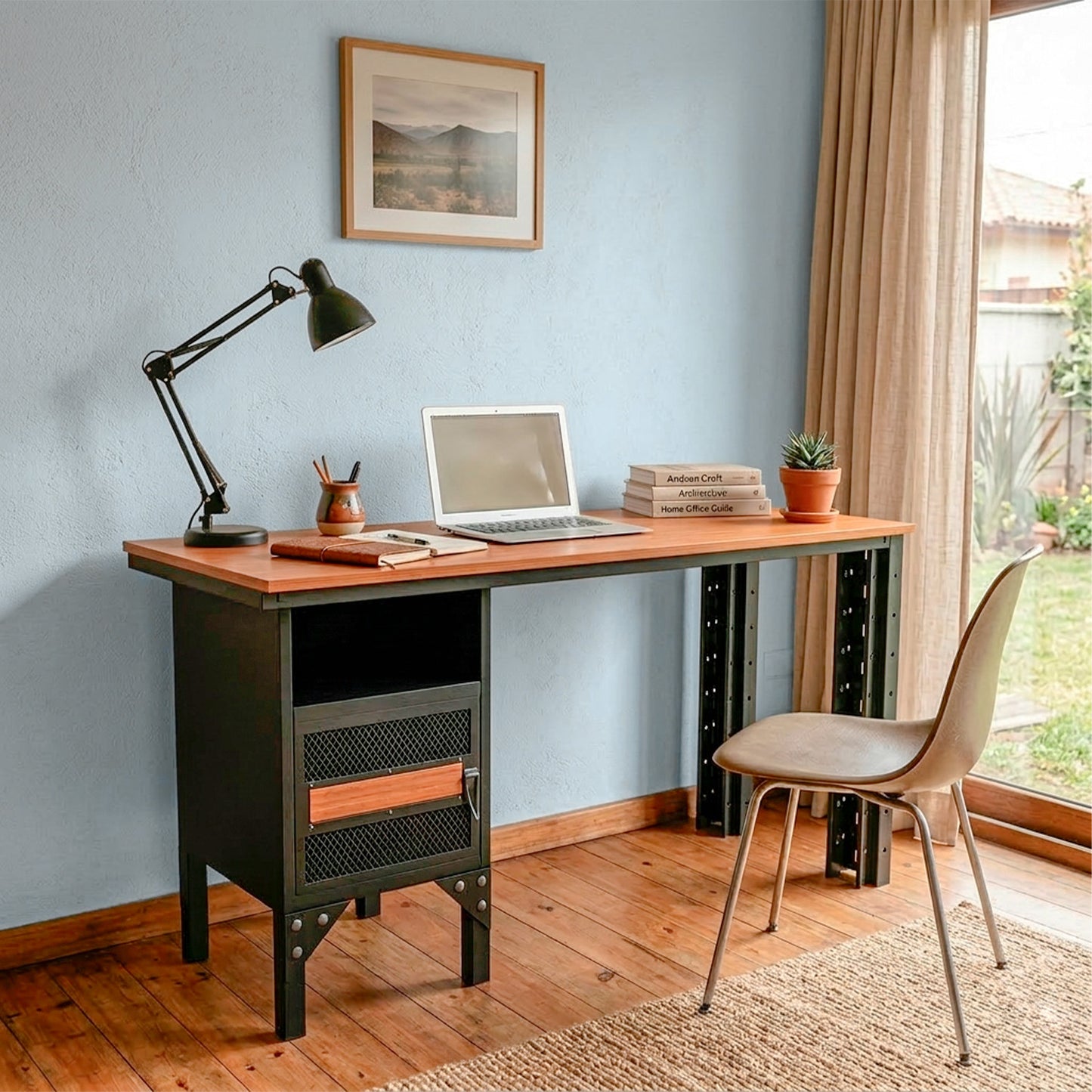 Escritorio Roots Negro Mate N-RK-ESC-ROOT-9011