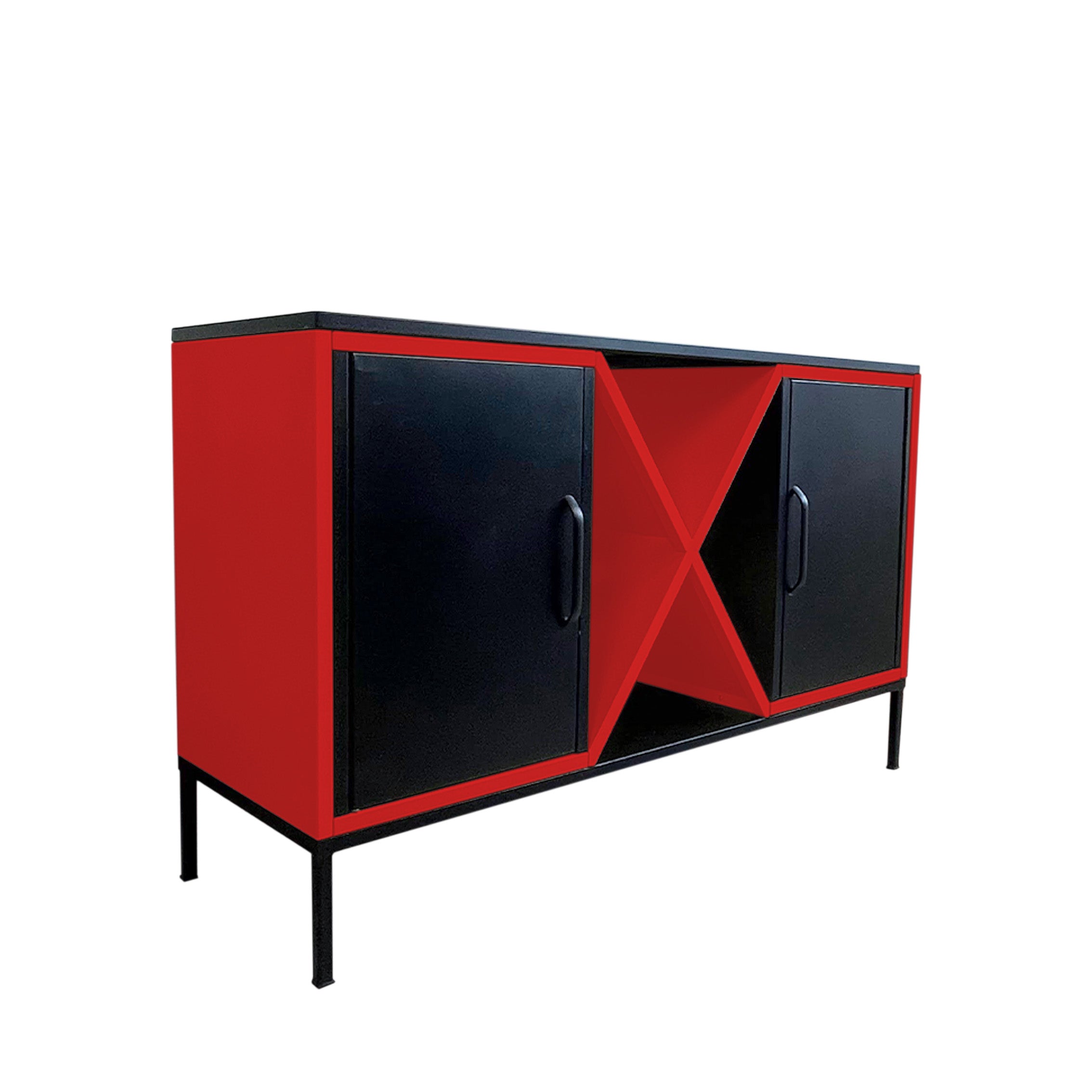 ラテックス　ラバー　トレンカ　S-M/0.4mm/レッドXブラック Rack TV X Bicolor - Rockers